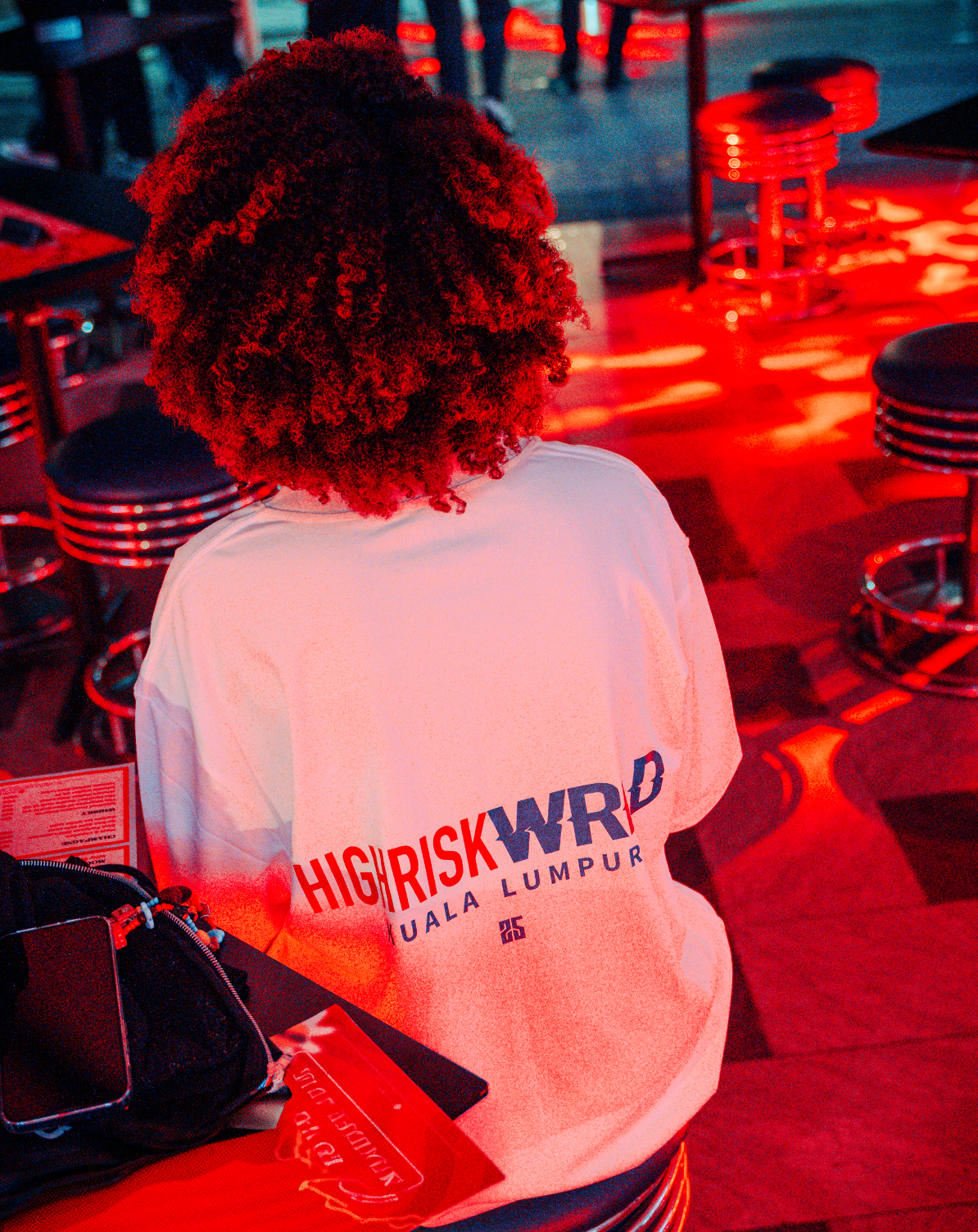 HIGHRISKWRLD Oversized Cotton Tee White