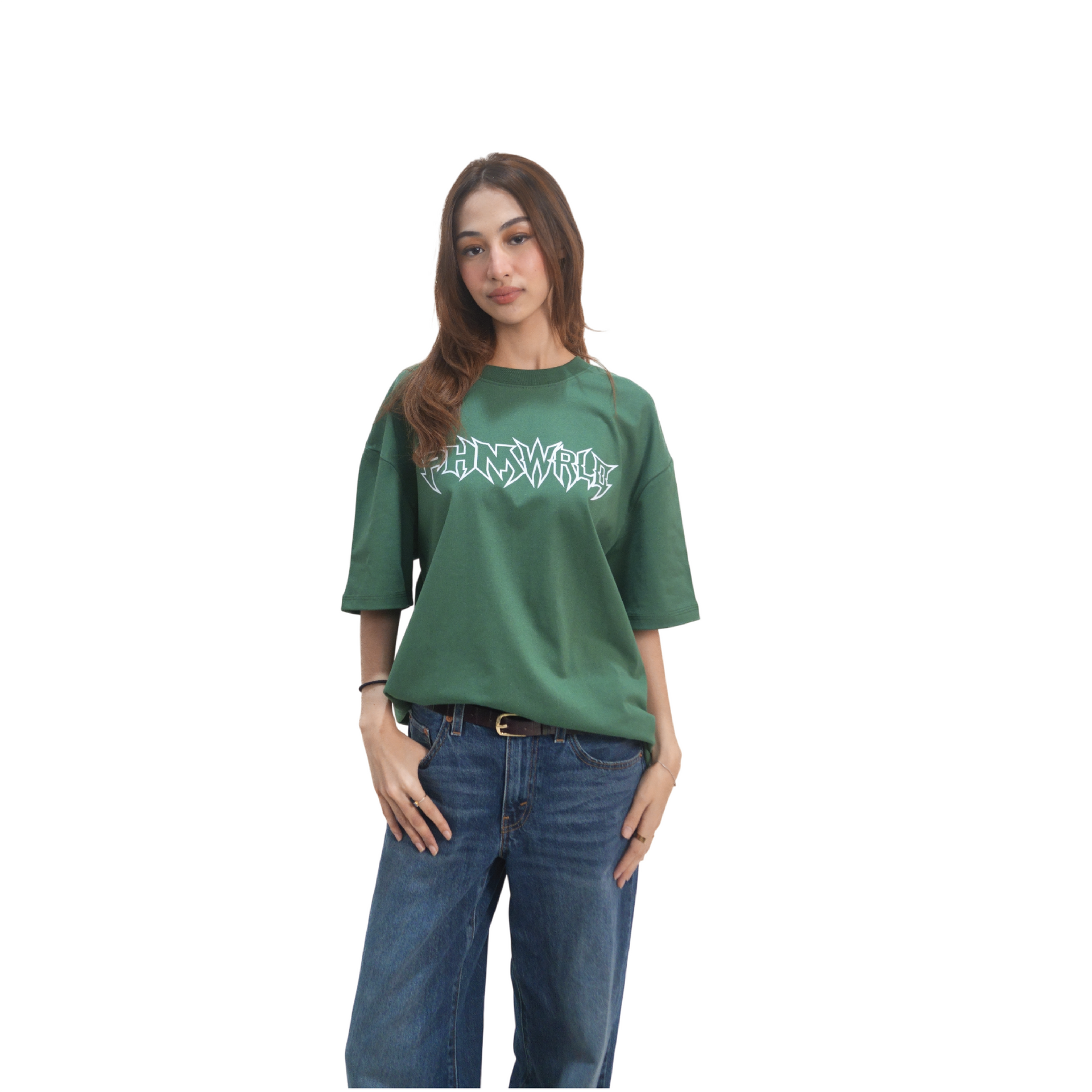PHMWRLD Logo Tee Green