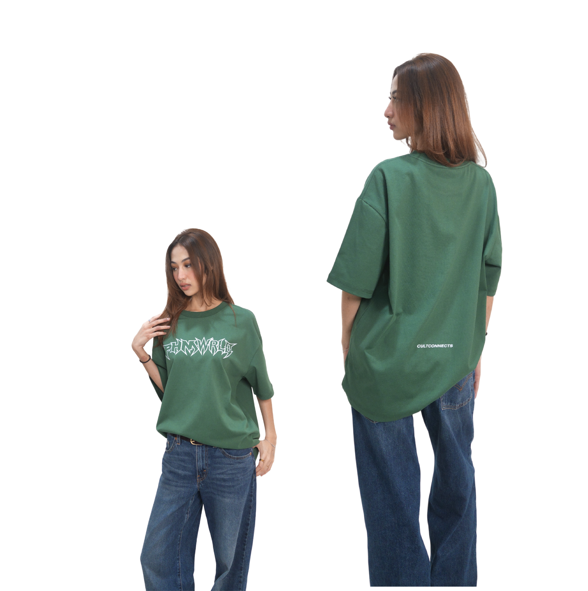 PHMWRLD Logo Tee Green
