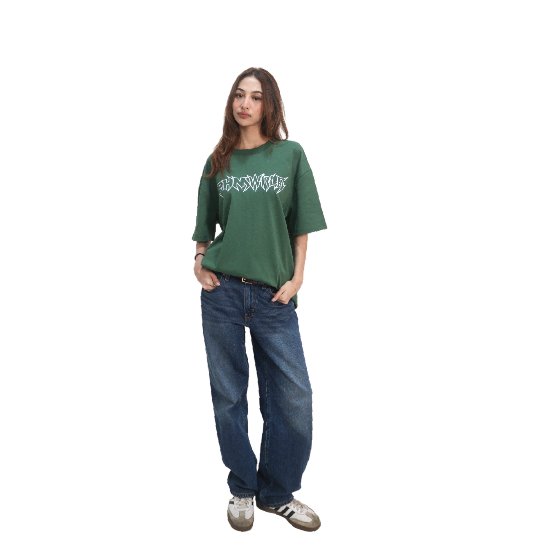 PHMWRLD Logo Tee Green