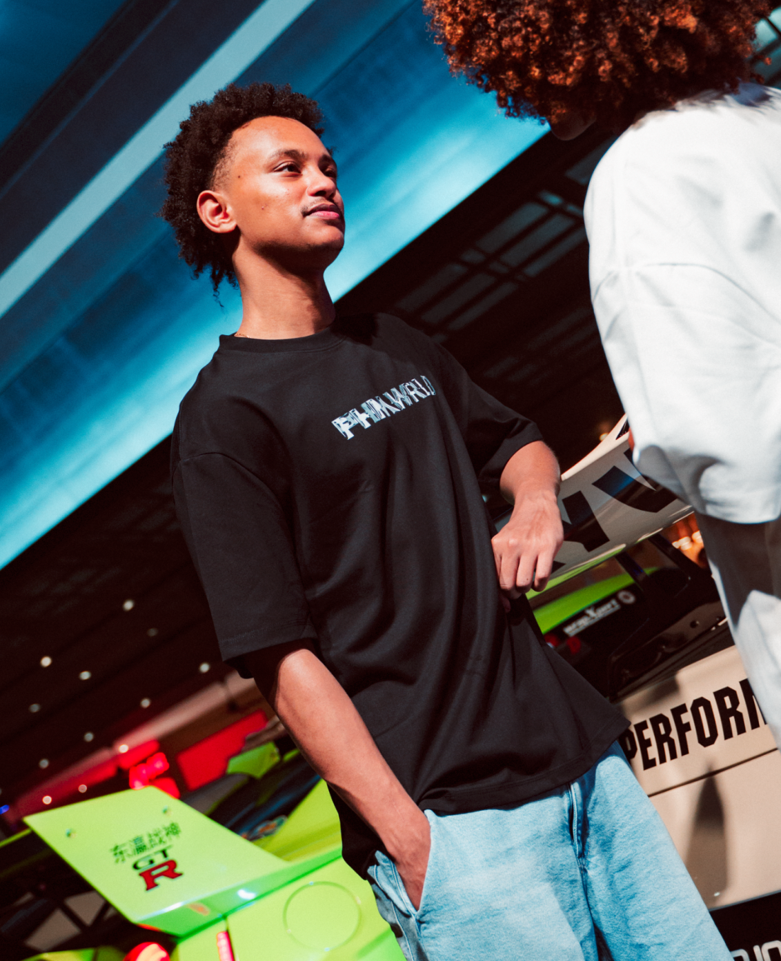 PHM Mascot Oversized Cotton Tee Black
