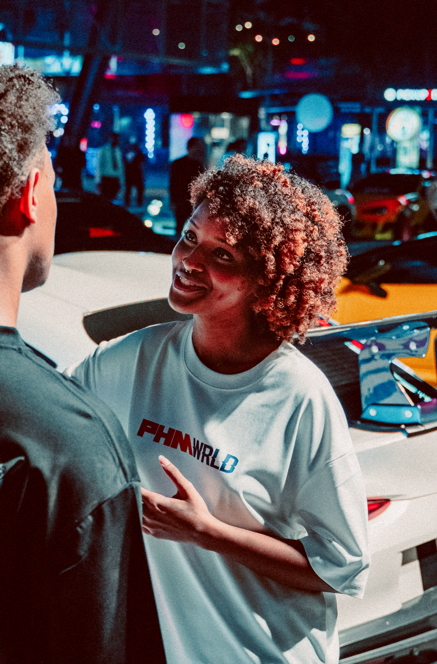 HIGHRISKWRLD Oversized Cotton Tee White
