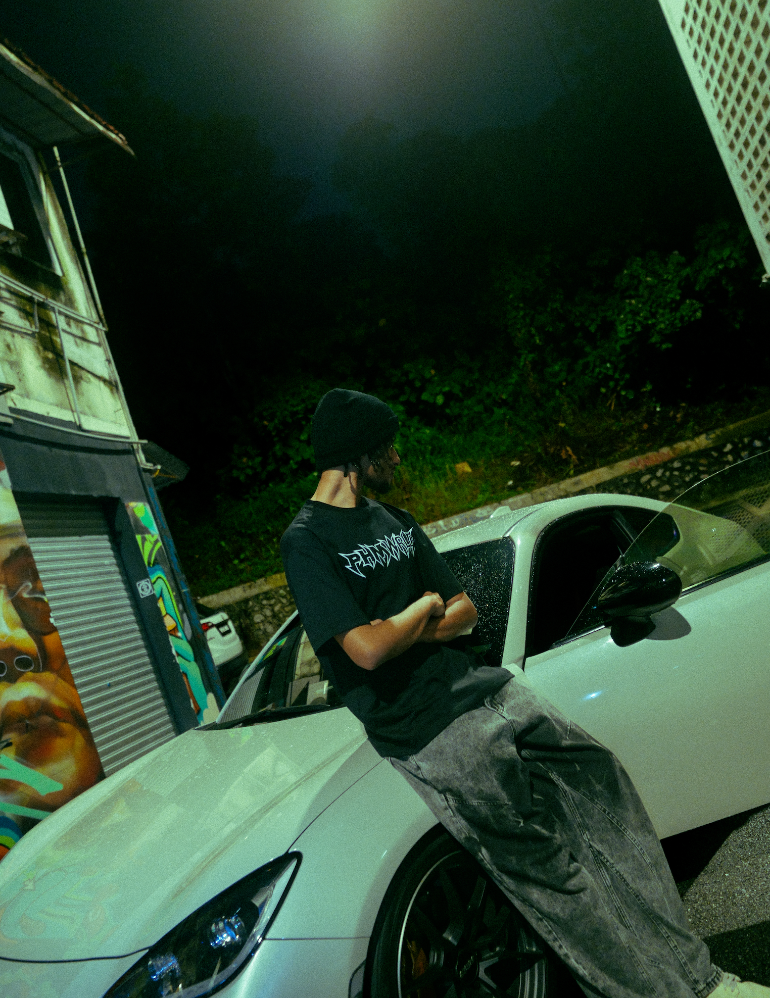 PHMWRLD Logo Tee Black