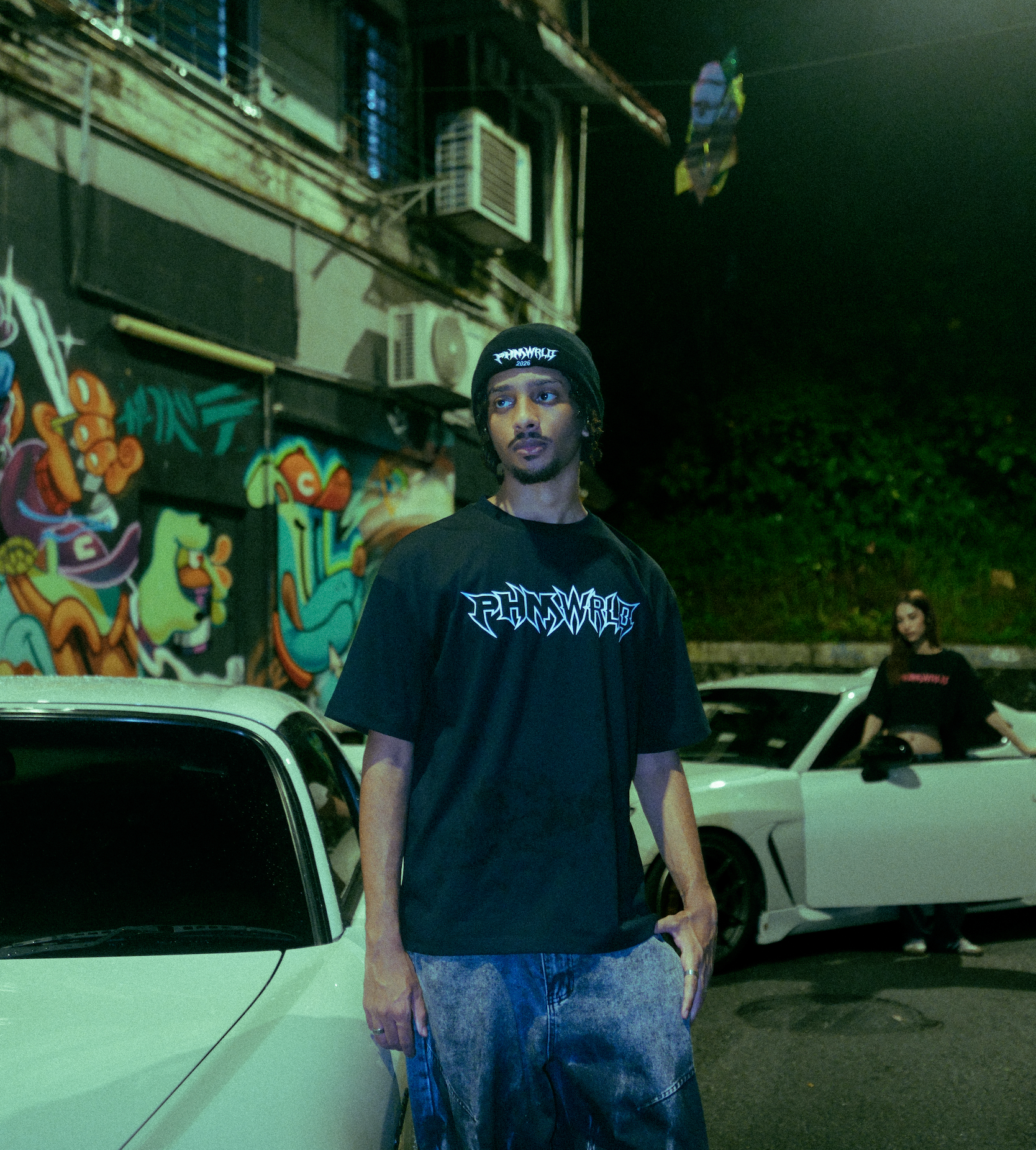 PHMWRLD Logo Tee Black