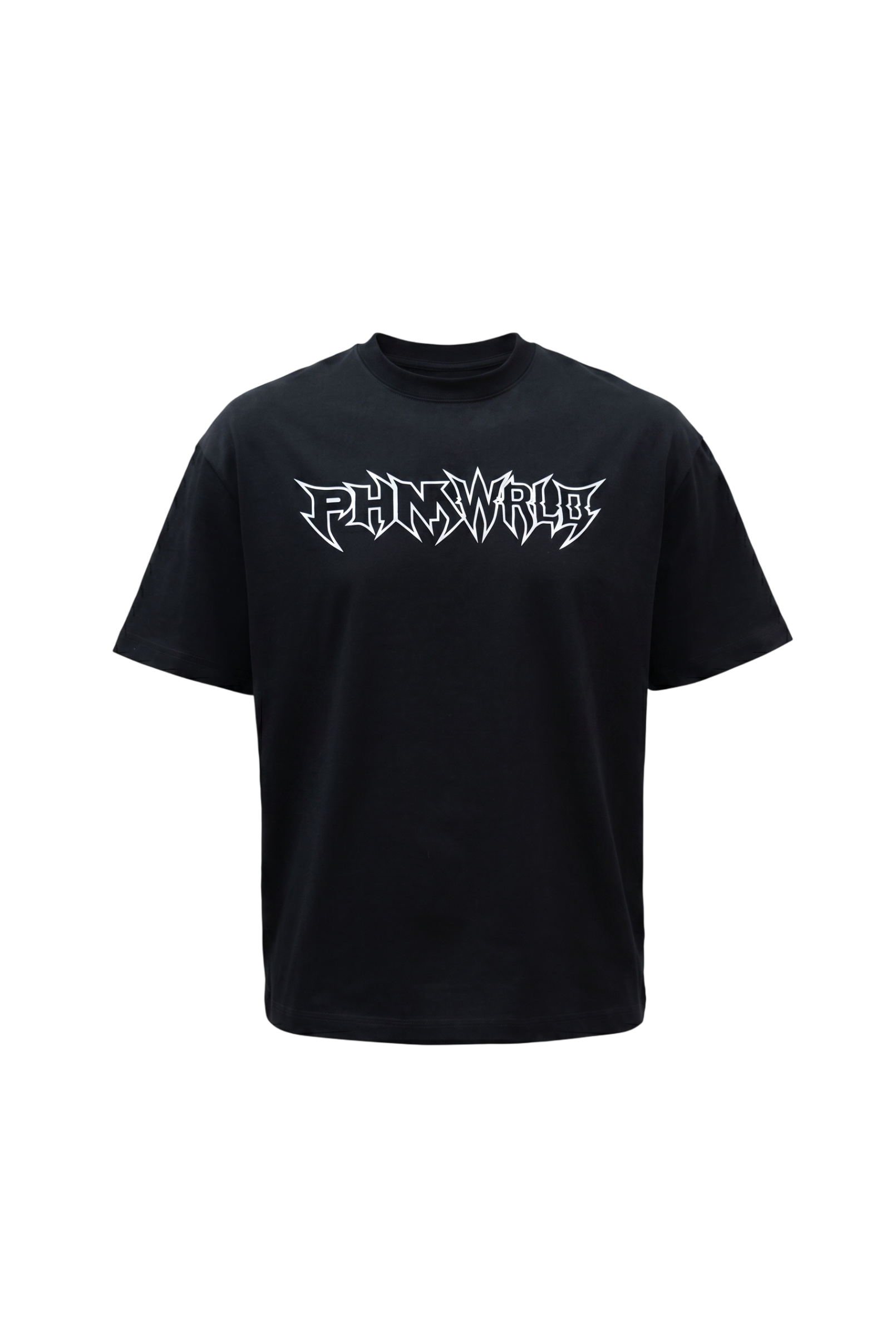 PHMWRLD Logo Tee Black